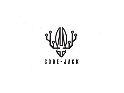 Code-Jack bruner code design graphic icon illustration jack a lope logo mike
