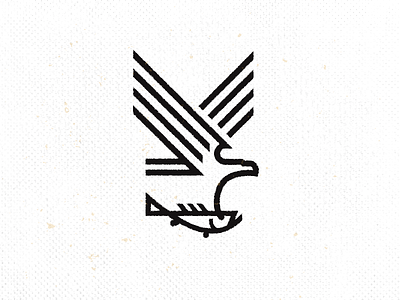 Eagle 2 bruner design eagle fish icon illustration logo mike monoline
