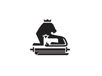 Lion Lamb Scroll bruner design illustration lamb lion logo mike scroll