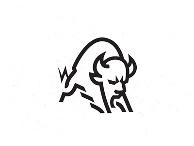 Buffalo bison bruner buffalo design graphic icon illustration logo mike