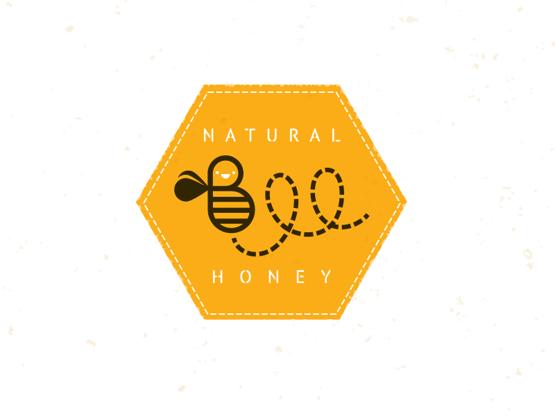 Bee Lable By Mike Bruner On Dribbble