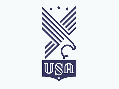 Eagle USA bruner crest eagle graphic logo mike patriotic stamp stars strength stripe usa