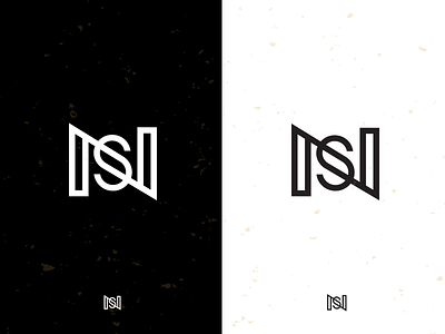 NS bruner design logo mike monogram n s