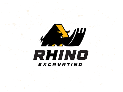 Rhino Excavating Logo