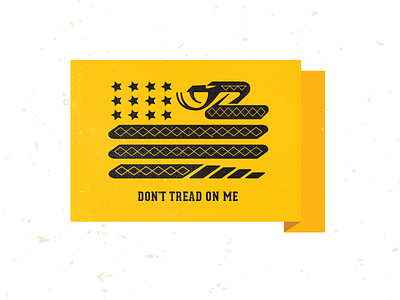 Dont Tread On Me Flag 1 _WIP bruner design flag graphic illustration mike snake usa