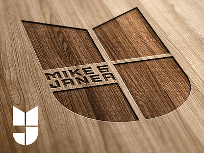 MJ bruner design graphic j logo m mike monogram