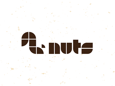 nuts bruner design graphic icon logo mike nut squirrel type