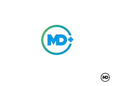 MD+c Drib bruner c clinic d design health icon identity logo m med cross medical