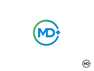 MD+c Drib 2 bruner c clinic d design health icon identity logo m med cross medical