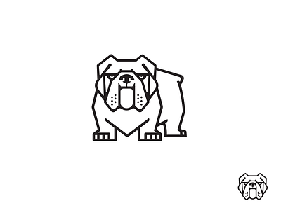 Bulldog 2 Drib bruner bulldog design hero illustration logo mike strong wings