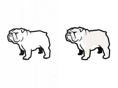 Bulldog 5 Drib bruner bulldog design hero illustration logo mike strong wings