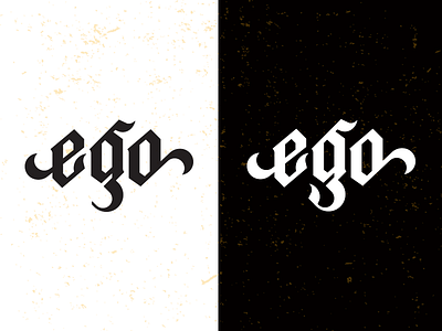 EGO_ 1 Drib bruner design ego type icon logo mike typograhpy wordmark