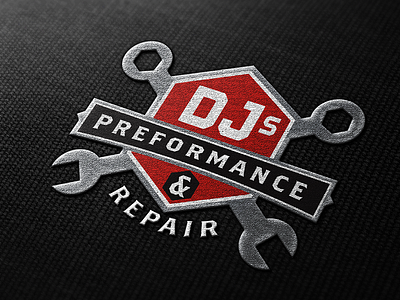 DJs_Drib_2 auto auto shop brand bruner crench design logo mechanic mike