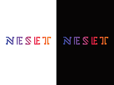 NESET_ Drib 4 font type wordmark