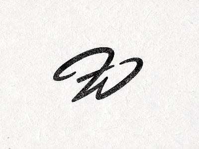 F W f script signature w