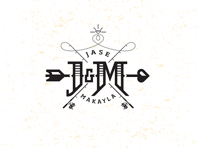 J&M_monogram-drib brand bruner crest design j m mike monogram wedding