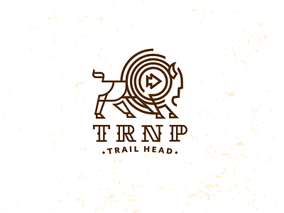 TRNP_ Trail Head_drib bison bruner design. graphic mike park signage trail