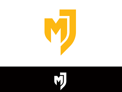 MJ_ 2 _drib bruner icon j logo m mark mike monogram shield