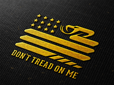 Don't Tread On Me cap_Drib america bruner cap design flag illustration mike patriot snake starsandstrips