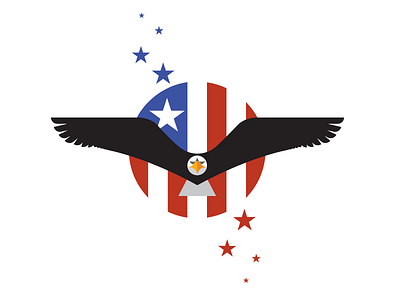 Eagle Flight_drib america brand bruner design eagle logo mike moon usa