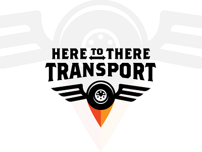 H2T Transport_drib bruner crest design graphic locationpin logo longhaul mike pin stamp transport transportation trucking wheel