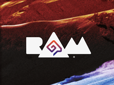 Ram 2_drib bruner design illustration logo mountians outdoorgear ram