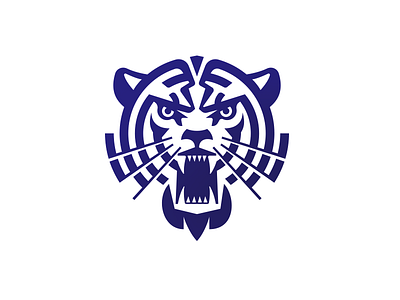 Tiger_drib animal brand cat design designwisely illustration logo mascot mikebruner team tiger