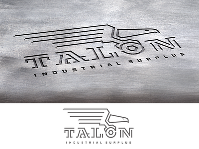 Talon_drib construction design eagle hardware industrial logo mikebruner