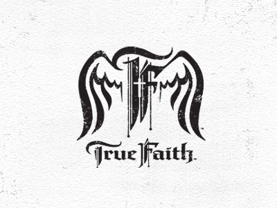 True Faith christian church faith graphic logo religion wings youth