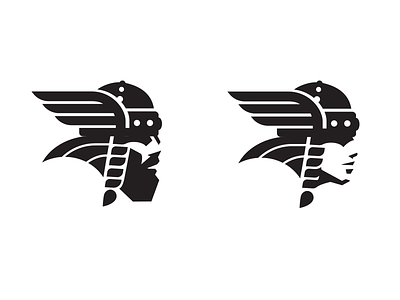 Norse_drib brand design head human illustration logo mascot mikebruner norsemen viking