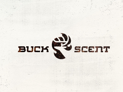 Buck Scent brown bruner buck deer graphic design hunting icon logo mike outdoors product scent