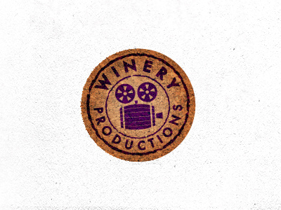 Winery Productions_Dribbble bruner cork design entertainment film logo mike movie production wine