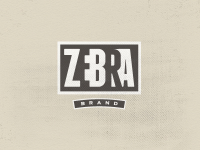 Zebra Brand_2 black brand clothing design iconic logo mark stripes white zebra