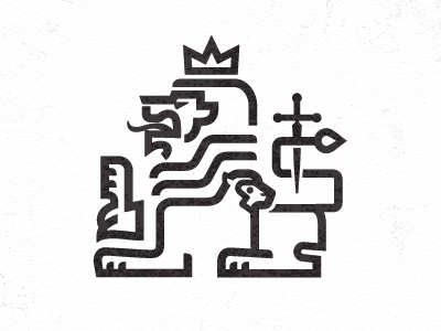 Lion Lamb Dribbble crest design graphic icon kind lamb lion logo royal royalty