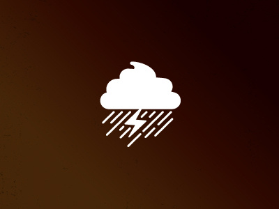 Shitty Weather bolt design graphic icon lighting bolt logo rain shitty storm weather