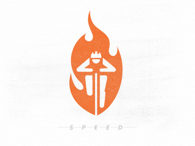 Speed bike bruner cyclist design flame graphic icon illustration logo mike racer speed