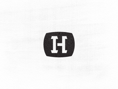 I H brnading bruner bw design graphic h i icon logo mike
