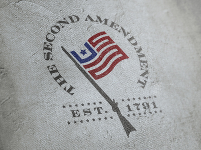 2nd Amendment _Drib bruner design freedom graphic illustration logo mike