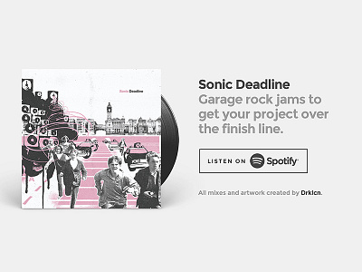 Sonic Deadline - Spotify Mix album albumart coverart fuzz garage music noise rock