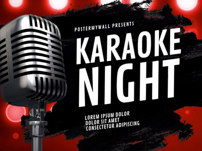 postermywall presents KARAOKE NIGHT