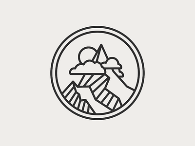 Misty Mountain icon logo mountain