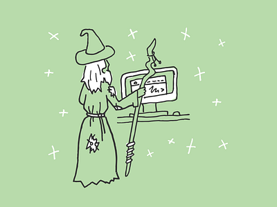 Web wizard sketch web design wizard
