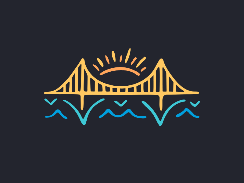 The future is bright bridge future logo optimisim pittsburgh