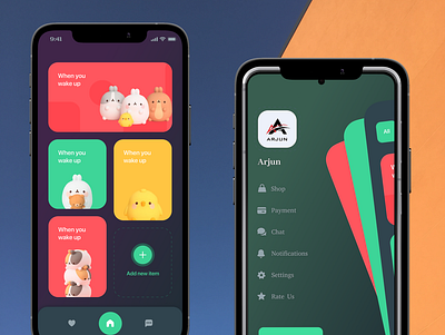 Menu & Gallery app branding design graphic design ui ux website