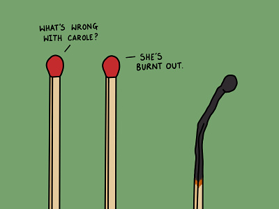 Burnout illustration