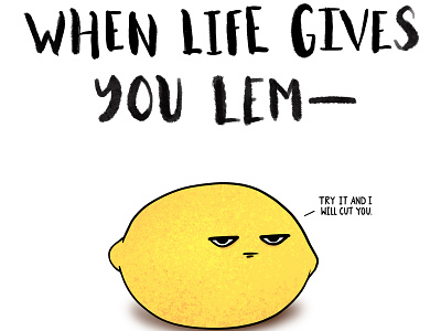 Lemons illustration
