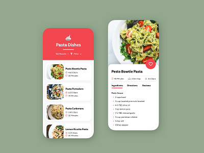 Daily UI: Recipe