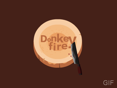 Donkey fire designer: lanfenghua