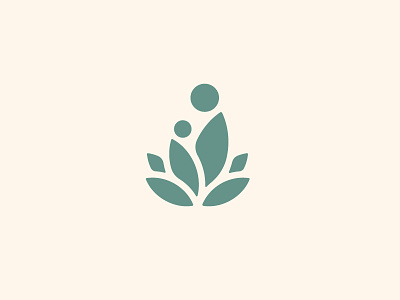 Agave + Mother and Child agave baby brand branding child desert green icon logo parent southwest