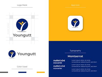 Youngutt | Letter Y Young Human Consulting Logo teamwork